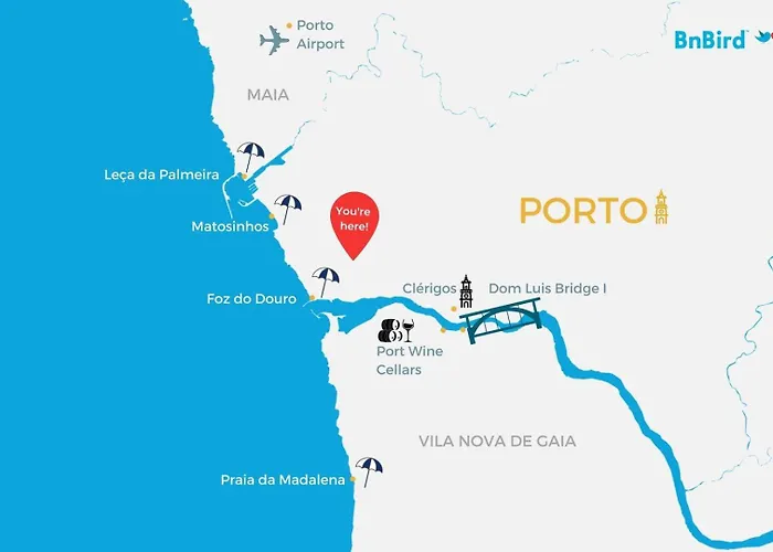 Charming 3br W/ Office & Garage By Foz Beaches Apartmán Porto